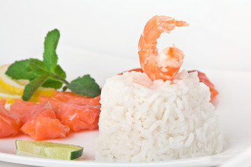 Rice with Prawn