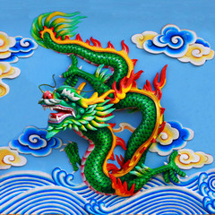 green chinese dragon - 23237568