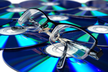 DVD with glasses
