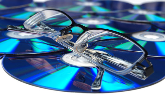 DVD with glasses