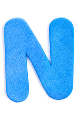 Foam letter N