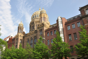 Obraz premium jüdische synagoge in berlin