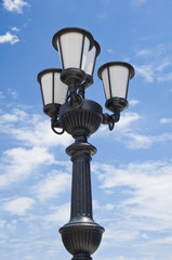 Characteristic lamppost.