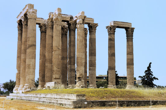 Athènes et le temple Olympieion