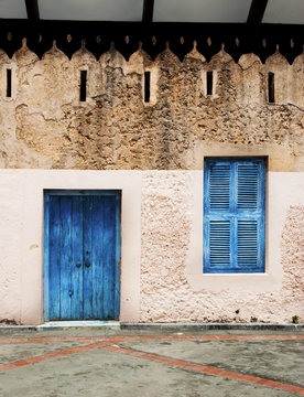 Blue Door and window