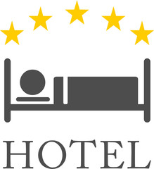 Hotel Logo - obrazy, fototapety, plakaty