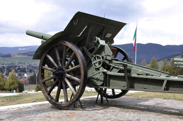 asiago cannone sacrario altopiano provincia di vicenza veneto