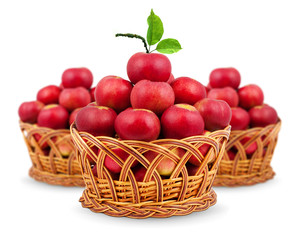 Fototapeta na wymiar .Basket of apples