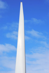 Obraz na płótnie Canvas Flügel einer Windkraftanlage