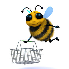 3d Honey bee goes shopping - 23252901