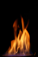 Burning fire, may be used as background