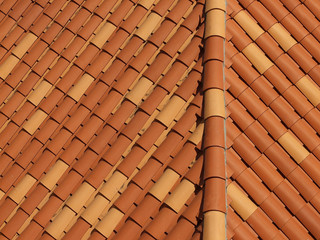 Rustic roof tiles, background