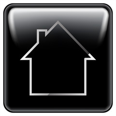 black home button vector