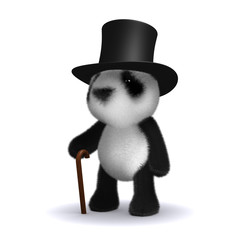 3d Toff teddy in top hat (no tails) © Steve Young