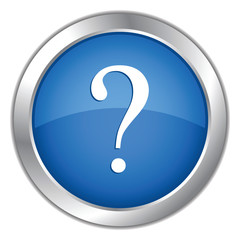 Web 2.0 Blue Button. Vector illustration.