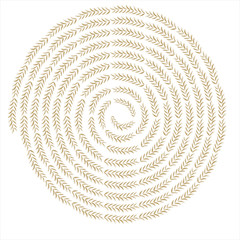 Wheat swirl background