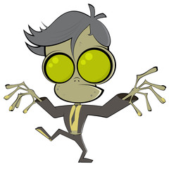 zombie cartoon lustig halloween