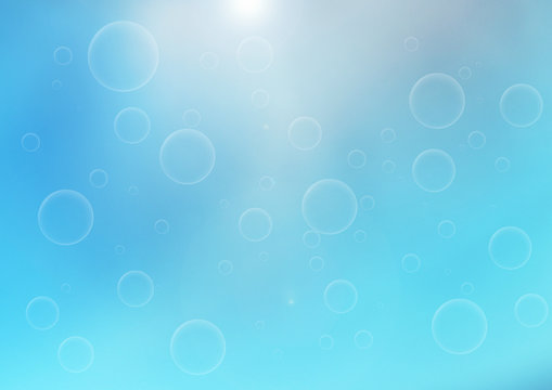 Sky With Bubbles