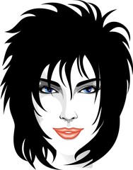 Viso Bella Ragazza-Beautifull Girl's Face 2-Vector