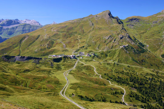green mountains
