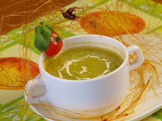 Сream soup from peas