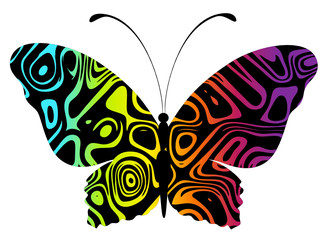 Abstract Butterfly. Beautiful vector illustration