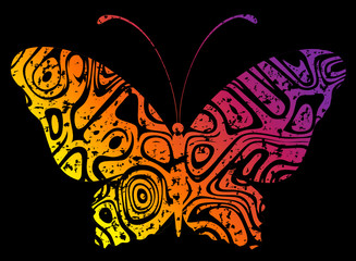 Abstract Butterfly. Beautiful vector illustration