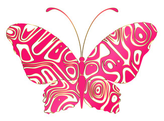 Abstract Butterfly. Beautiful vector illustration