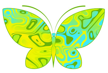 Abstract Butterfly. Beautiful vector illustration