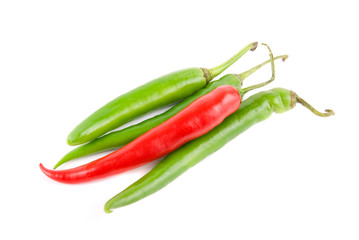 Color chilli peppers