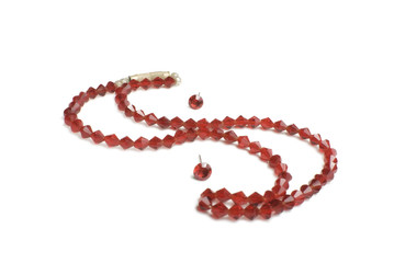 Rock crystal necklace