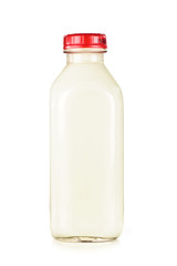 Bottle of white milk - obrazy, fototapety, plakaty