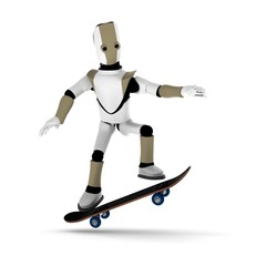 robot skateur