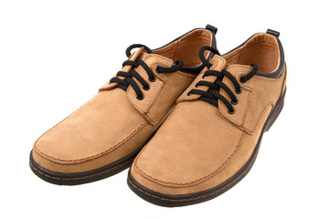 brown shoes