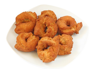 plate of type of doughnut