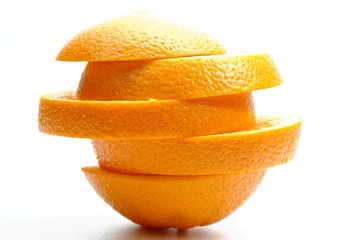 Fototapeta na wymiar Makro plasterka pomarańczowy wzór