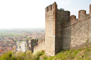 Fototapeta na wymiar Castle wall