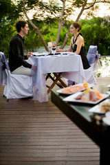 Couple Having Meal