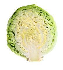 Obraz premium cabbage is in a cut