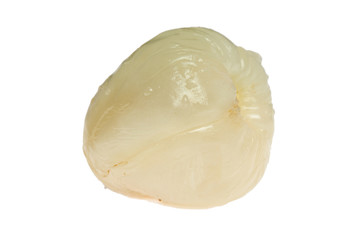 close-up of chinese fruit litchi