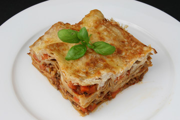 Lasagne al forno - Italienisches Nudelgericht