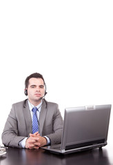 Friendly telephone operator