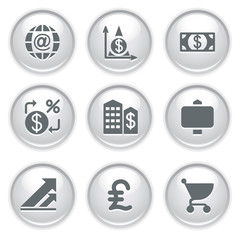 Fototapeta premium Gray web buttons 23