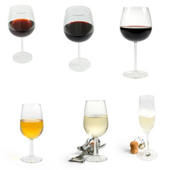 bicchieri di vino