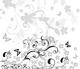 abstract floral pattern