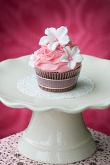 Pink cupcake