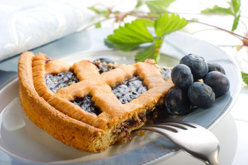 blueberry cake - crostata di mirtilli