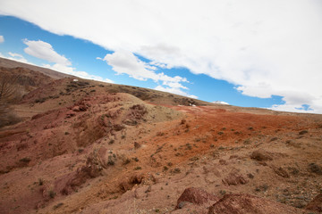 The red earth of stone desert