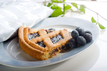 blueberry cake - crostata di mirtilli