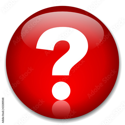 "QUESTION MARK button (help customer service support faqs SOS)" Stock